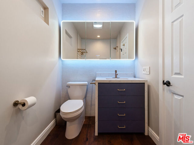 Primary Bathroom w/ LED Storage Mirror | TV Outlet/Etc.