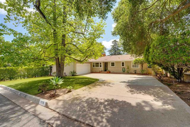 Detail Gallery Image 1 of 1 For 1115 W 11th Ave, Escondido,  CA 92025 - 3 Beds | 2 Baths