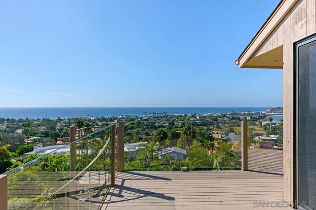 Deck, off the living room all ocean.