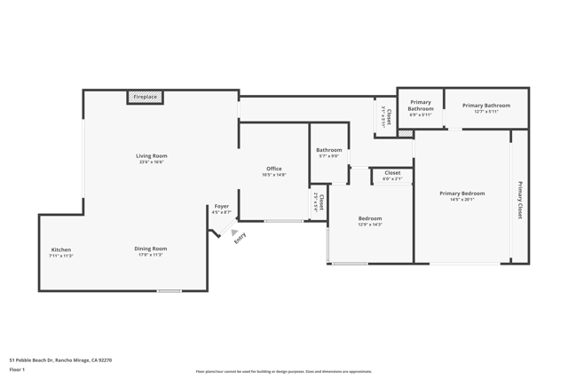 51 Pebble Beach Drive, Rancho Mirage, CA 92270