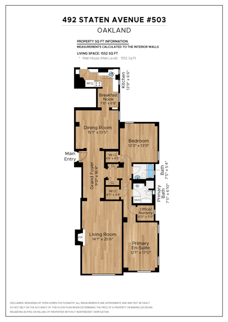 Unit 503 Floor Plan