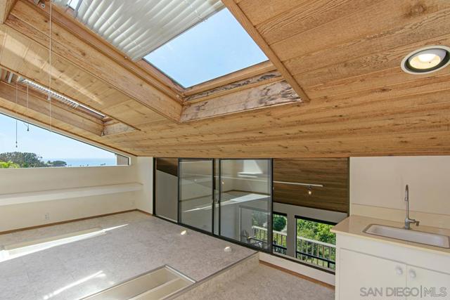 Bonus room above kitchen.