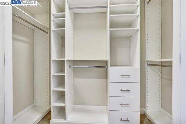 Closet for master bathroom