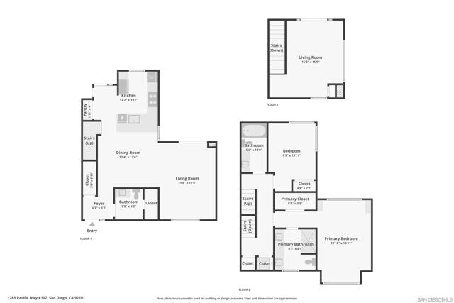 1285 Pacific Hwy, San Diego, California 92101, 2 Bedrooms Bedrooms, ,2 BathroomsBathrooms,Condominium,For Sale,Pacific Hwy,240021229SD