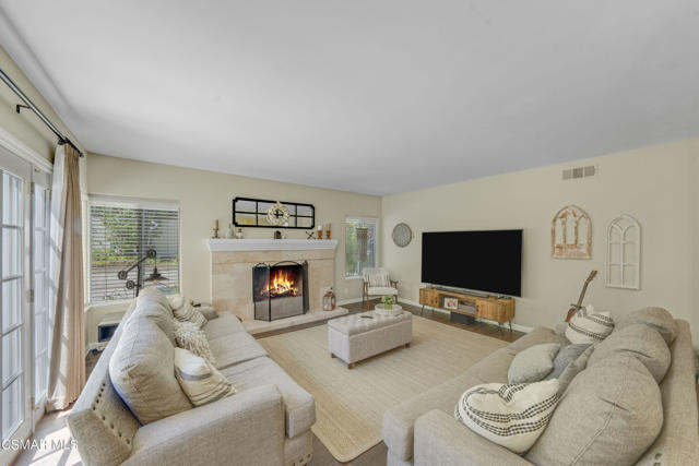 Family Room With Fireplace