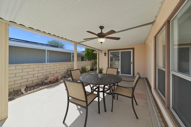 Suburban Patio Retreat in Afternoon Sun