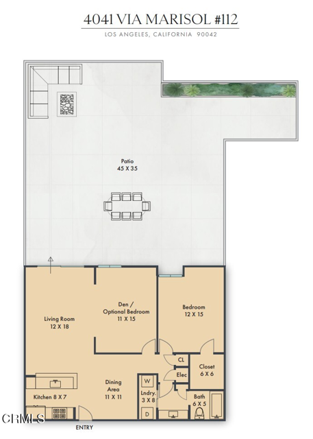 Detail Gallery Image 33 of 33 For 4041 via Marisol #112,  Los Angeles,  CA 90042 - 1 Beds | 1 Baths