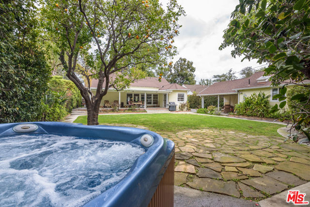 Hot Tub under Orange Tree