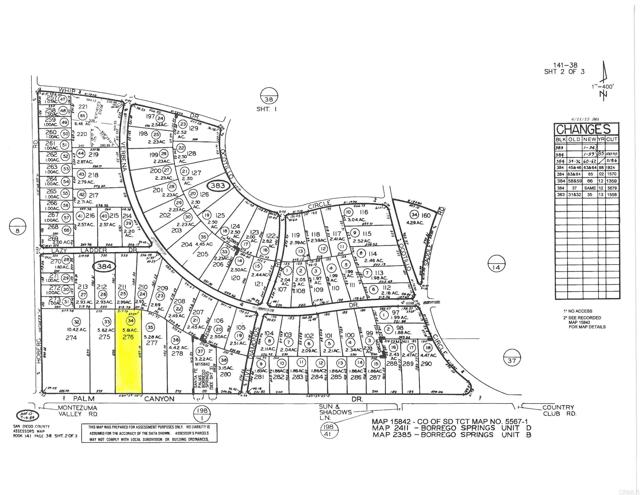 Detail Gallery Image 5 of 6 For Palm Canyon Lot 276, Borrego Springs,  CA 92004 - – Beds | – Baths