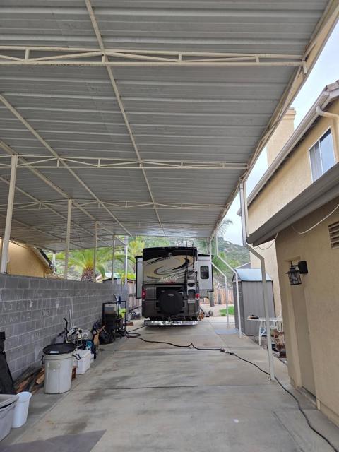 RV Covered Parking with Water, Electric 160' deep, Gated