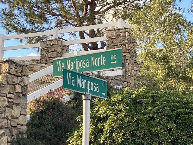 Up Via Mariposa Ct to home