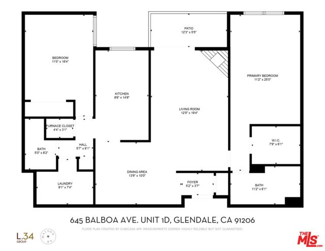 645 Balboa Avenue, Glendale, California 91206, 2 Bedrooms Bedrooms, ,1 BathroomBathrooms,Condominium,For Sale,Balboa,24406171