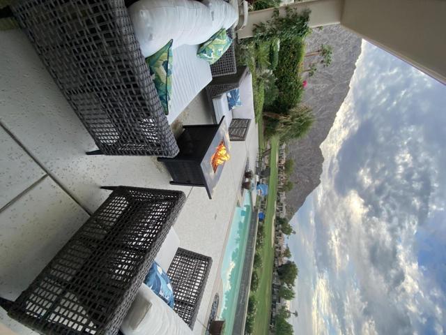 Fire pit backyard views