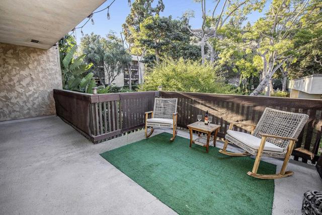 Extra Large Balcony overlooking a peaceful stream