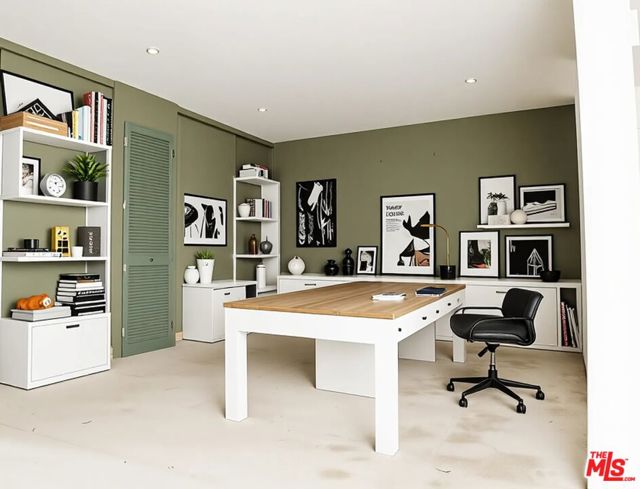 Virtually Staged Office