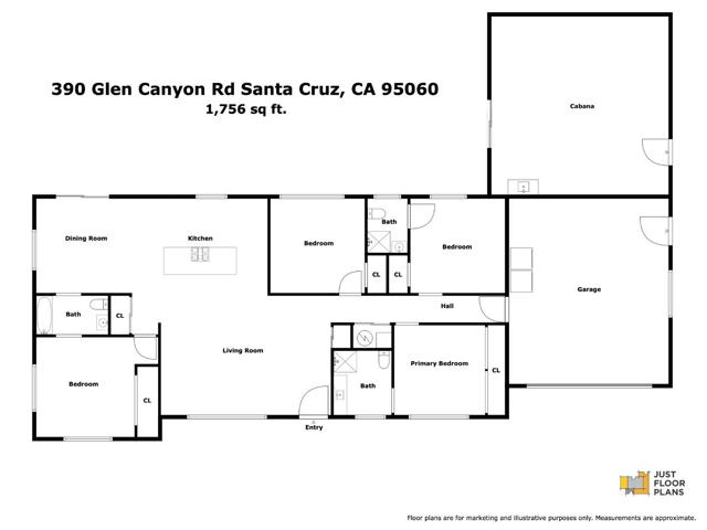 390 Glen Canyon Road, Santa Cruz CA: https://media.crmls.org/mediaz/f571a123-3ffa-44a0-8c98-752f36be4564.jpg