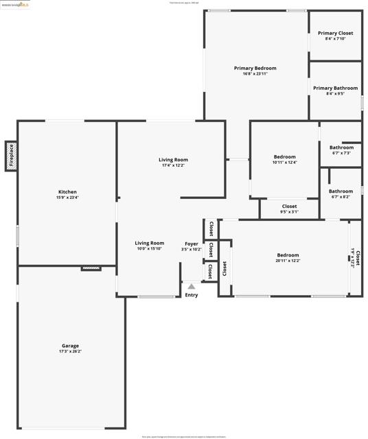 View of floor plan / room layout