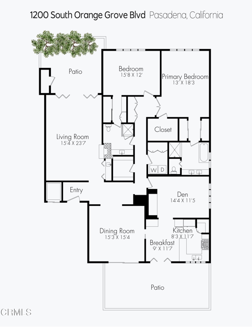 1200 S Orange Grove Boulevard, Pasadena CA: https://media.crmls.org/mediaz/f5e2e3c6-99d9-4687-8f8d-58877eab1954.jpg