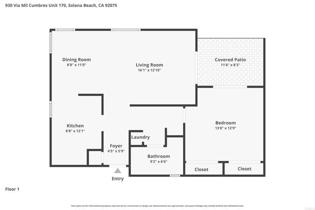 Detail Gallery Image 39 of 39 For 930 via Mil Cumbres #170,  Solana Beach,  CA 92075 - 1 Beds | 1 Baths