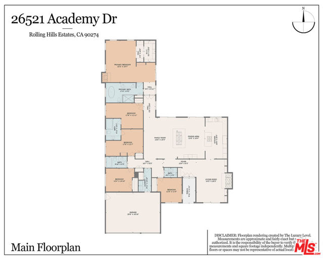 26521 Academy Drive, Palos Verdes Peninsula, California 90274, 5 Bedrooms Bedrooms, ,3 BathroomsBathrooms,Residential,Sold,Academy,25572207