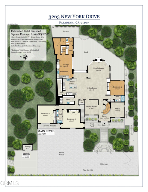 Detail Gallery Image 72 of 73 For 3263 New York Dr, Pasadena,  CA 91107 - 7 Beds | 5/1 Baths