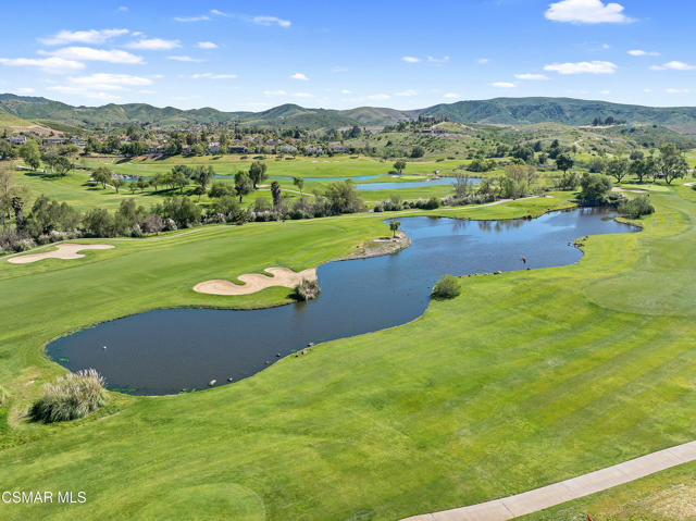aerial view of golf
