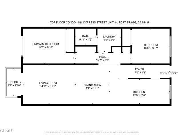 Detail Gallery Image 4 of 41 For 511 Cypress St #4,  Fort Bragg,  CA 95437 - 2 Beds | 1 Baths