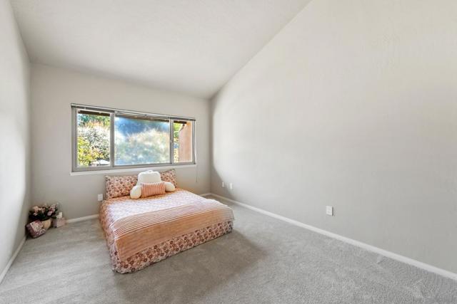 Upstairs Bedroom #2 with arched ceiling