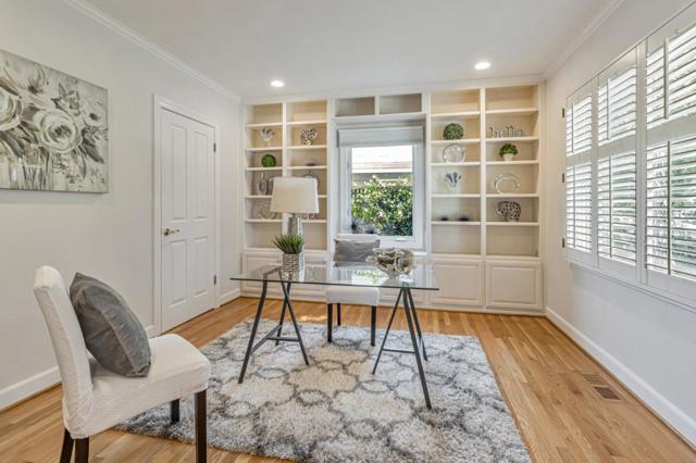 Downstairs bedroom used as an office