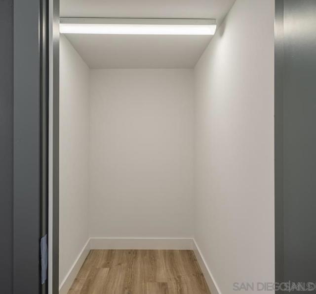 Spacious storage closet conveniently located right outside your front door.