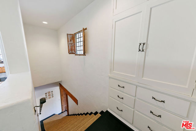 Linen Closet, top of Stairwell