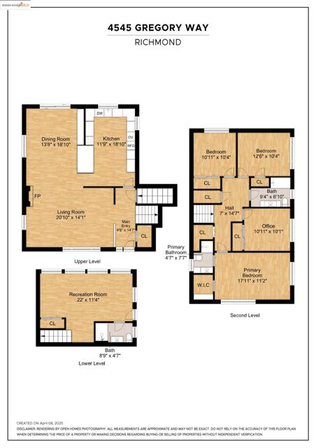 4545 Gregory Way, Richmond CA: https://media.crmls.org/mediaz/faaf525d-9efe-471a-a219-a28df18fd33f.jpg