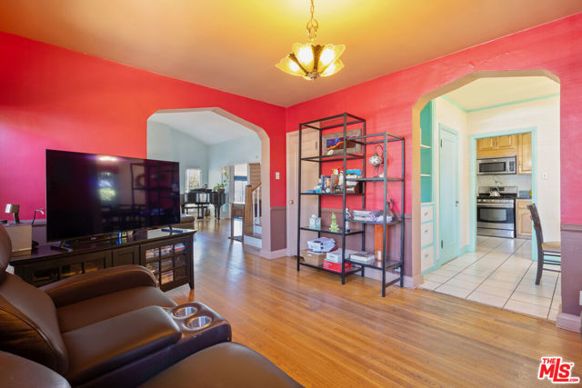 View to Breakfast nook and kitchen