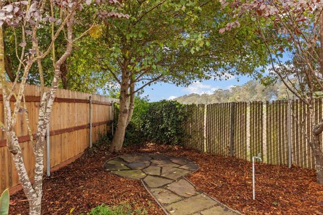 Small rear patio area.