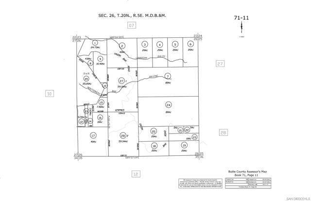 Listing Details for 0 Craig Access Rd, Feather Falls, CA 95940