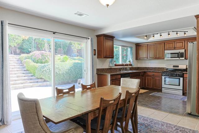 dining room off the kitchen