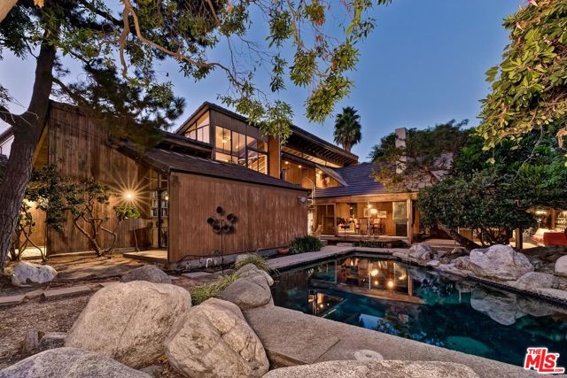 Twilight Rear Yard
