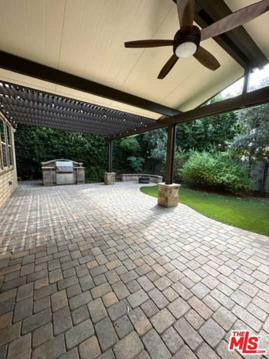 Rear patio