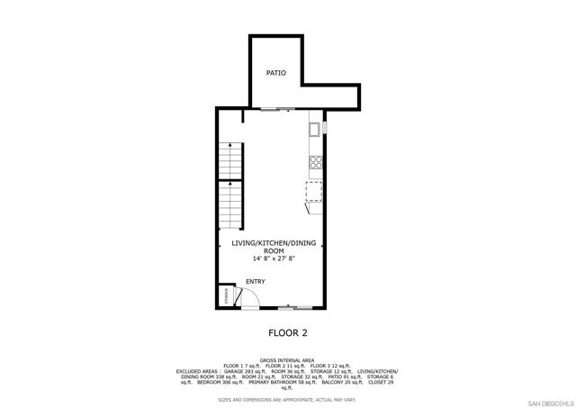 2710 Ariane Dr, San Diego, California 92117, 1 Bedroom Bedrooms, ,1 BathroomBathrooms,Townhouse,For Sale,Ariane Dr,250020044SD