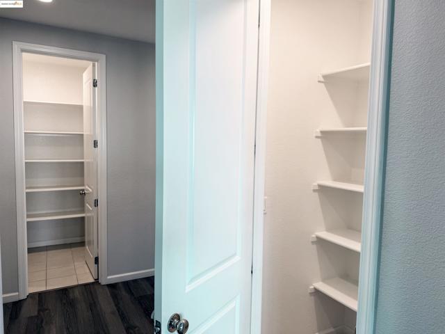 View of 2 pantries